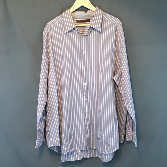 Perry Ellis Other - Men's Lavender Perry Ellis Striped LS Shirt